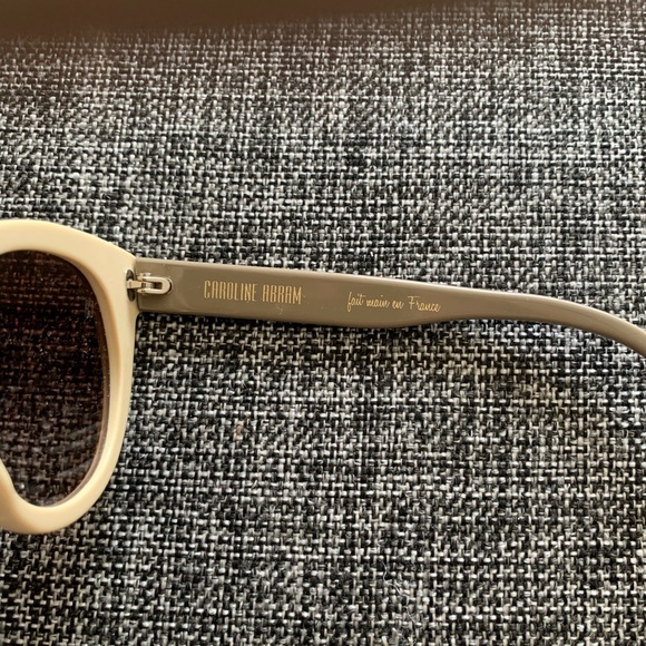 Caroline Abram Emilie sunglasses - taupe and olive - 64 - Picture 3 of 6